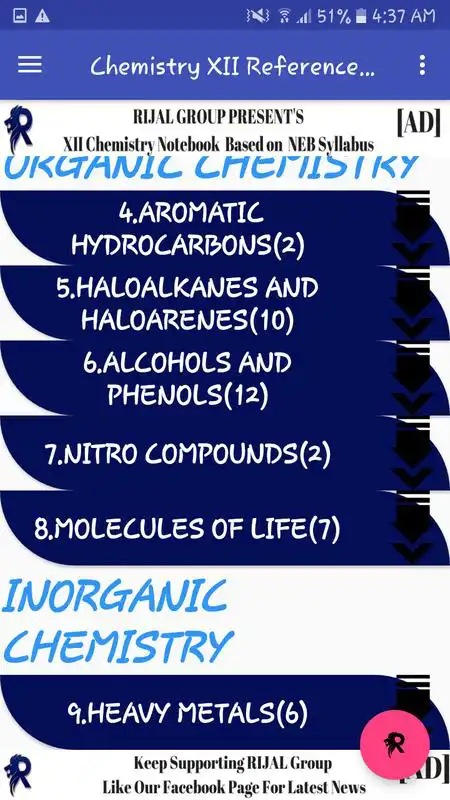 Play 12 Chemistry Reference NoteBook(NEB)| RIJAL TECH